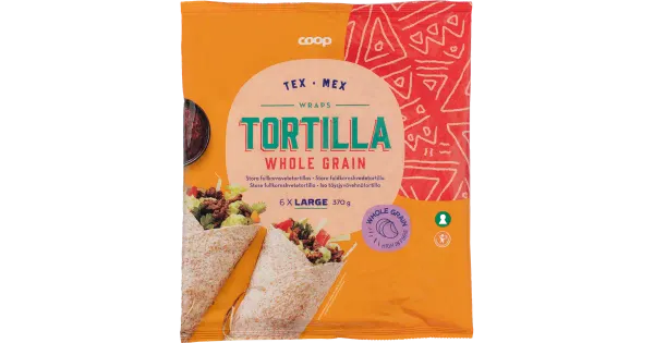 Coop täisteratortilla 370 g