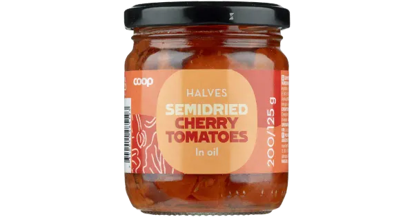 Coop tapas enjoy kirsstomatid poolkuivatatud 200 g/125 g