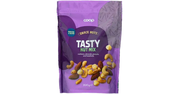 Coop Tasty pähklisegu soolaga 200g