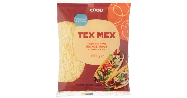 Coop Tex Mex riivjuust, 150g