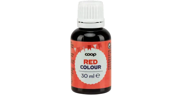 Coop toiduvärv, punane, 30 ml