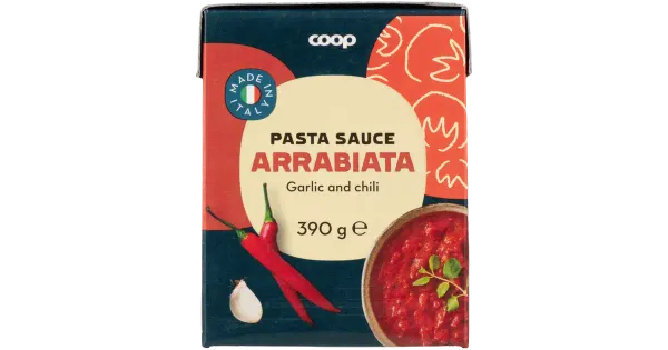 Coop tomatikaste küüslaugu ja tšilliga 390g