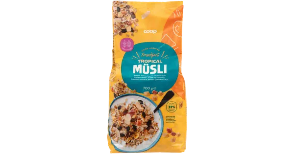 Coop tropical müsli 700g