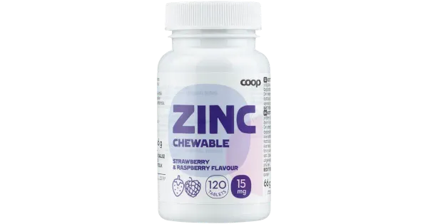 Coop Tsink maasika-vaarika toidulisand 120tk 15mg