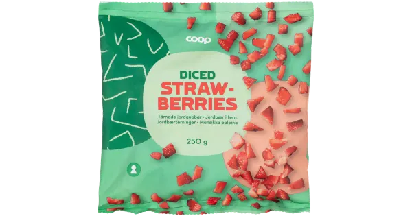 Coop Tükeldatud Maasikad 250 g