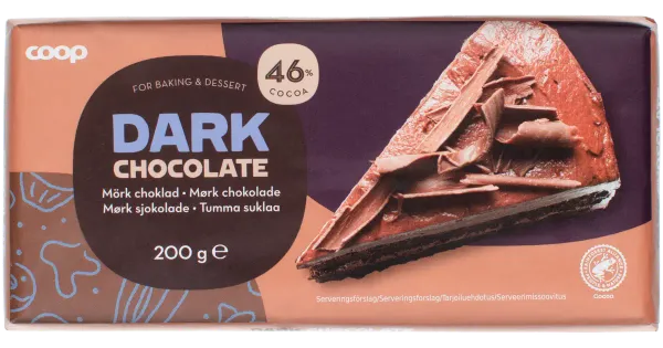 Coop tume shokolaad küpset. 200g
