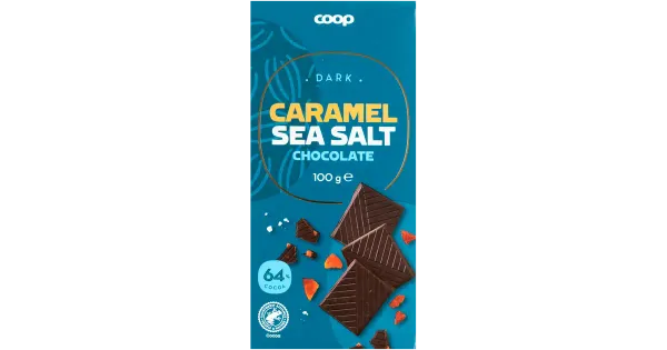 Coop Tume šokolaad karamelli ja meresoolaga 100g