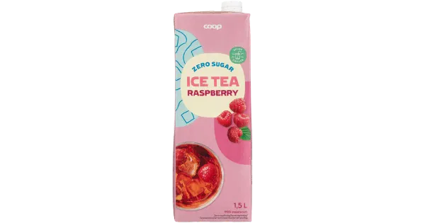 Coop vaarika jäätee suhkruvaba 1,5 l