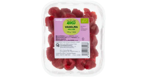 Coop Vaarikas 125g Mahe