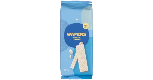 Coop vaniljemaitselised vahvlid 175g
