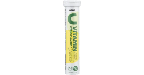 Coop VitaminC 1000mg Citrus20tb Kihisev