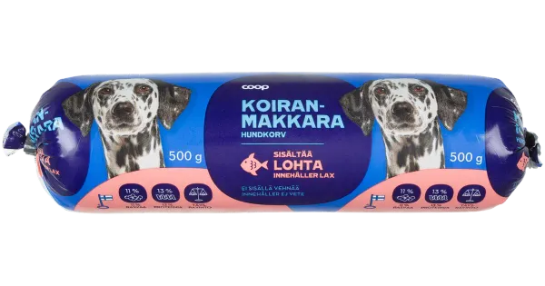 Coop vorst koertele lõhega 500g