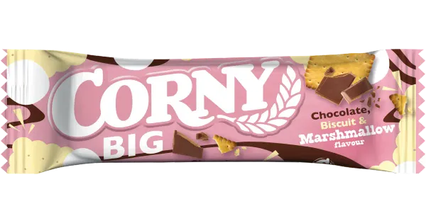 Corny BIG piimašokolaadi müslibatoon küpsise ja vahukommiga 40g