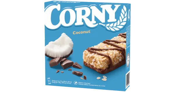 Corny classic 6-pakk piimašokolaadi-kookose 150g