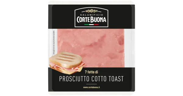 Cortebuona Prosciutto cotto toast 100g