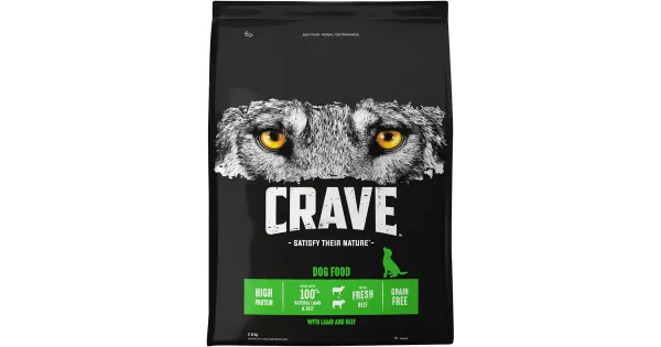 Crave täissööt koertele lamba ja loomalihaga 2,8kg