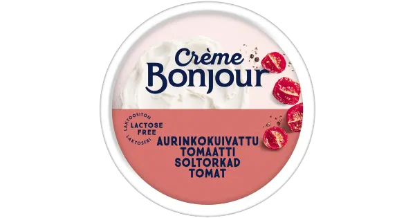 Crème Bonjour laktoosivaba leivamääre päikesekuivatatud tomatitega 200g