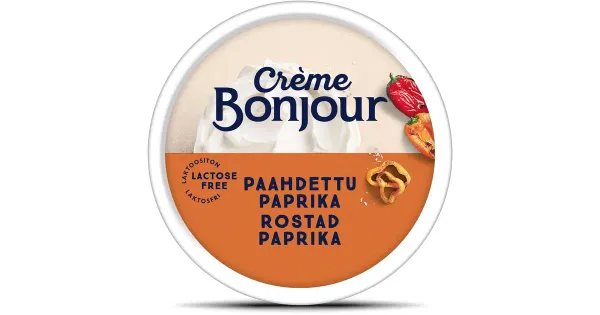 Crème Bonjour laktoosivaba leivamääre röstitud paprikaga, 200g