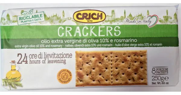 Crich kreekerid ekstra väärisoliiviõli 10% ja rosmariiniga 250g