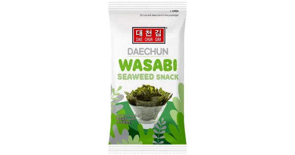 DAECHUN Merevetika snäkk wasabi-maitseline 4g