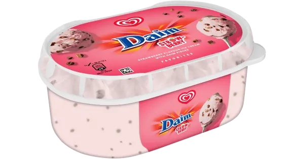 Daim Maasikajäätis 825 ml/432 g