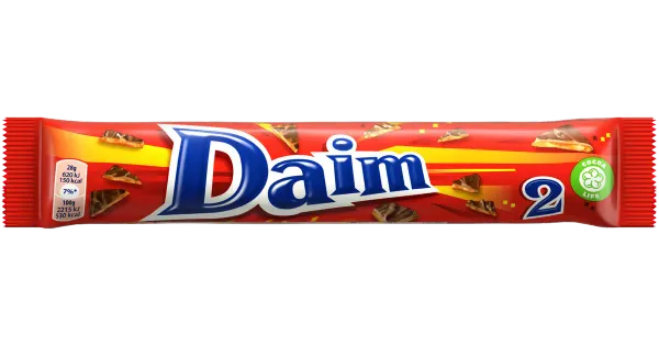 Daim šokolaad 2-pakk 56 g