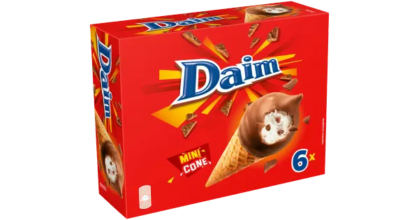Daimi jäätis 6 tk  336 g / 510 ml