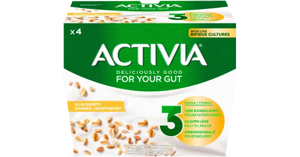 Danone Activia teraviljajogurt, 4 x 125 g