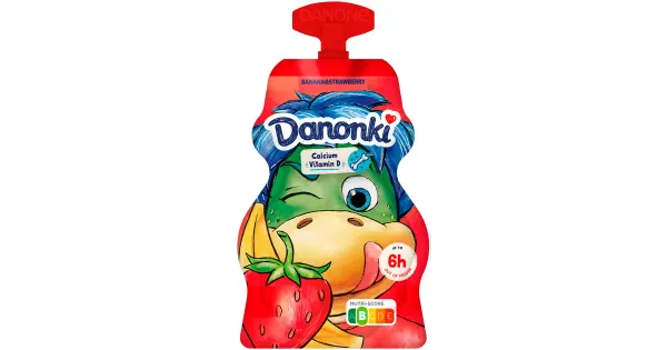Danonino Maasika-banaanijogurt tuubis 70G