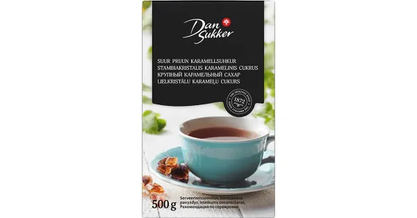 Dansukker karamellsuhkur pruun 500 g