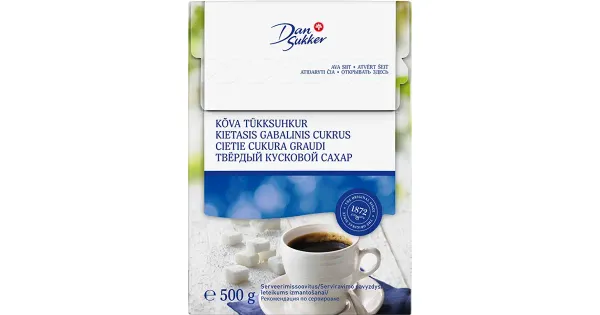Dansukker kõva tükksuhkur 500 g
