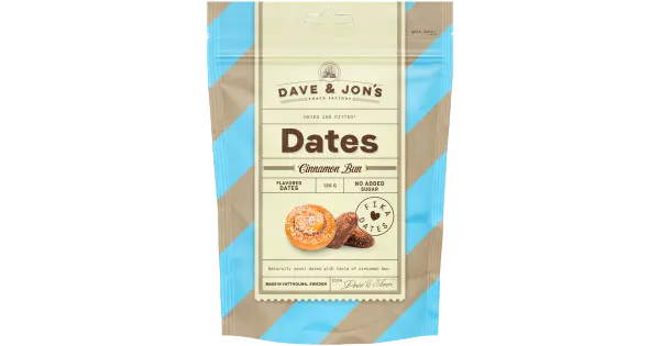 Dave&Jon's datlid kaneelisaiamaitselised 125g