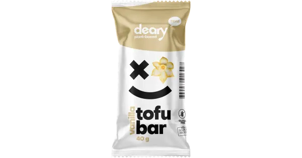 Deary glasuuritud tofu vanillibatoonike, 40 g