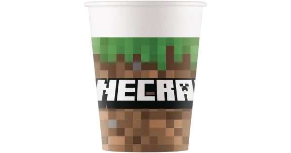 Decorata Party papptopsid Minecraft 200ml 8tk