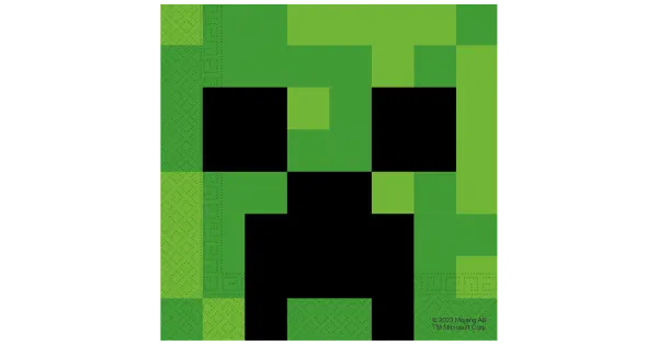 Decorata Party salvrätik Minecraft 33cm 20tk
