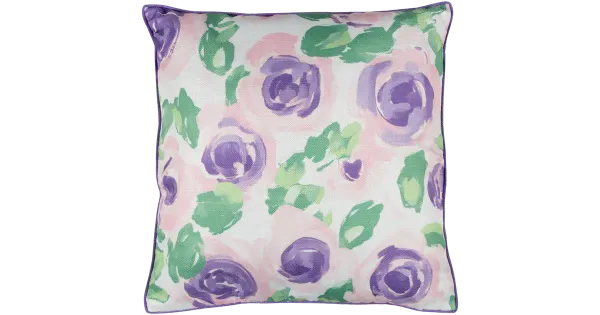 Dekoratiivpadi roosid 45x45 lilla/roosa