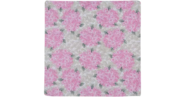 Dekoratiivpadjakate hortensia 50x50 roosa