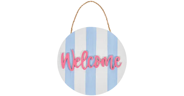 Dekoratsioon welcome 17x17x2,5 cm