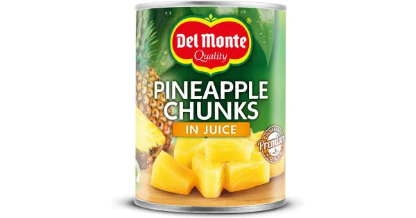 Del Monte ananassitükid ananassimahlas 560 g