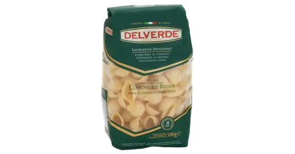 Delverde pasta conchiglie rigate nr 44 500 g