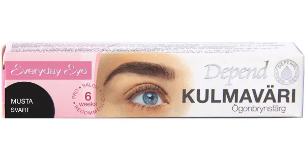 Depend kulmuvärv tuub 5ml must