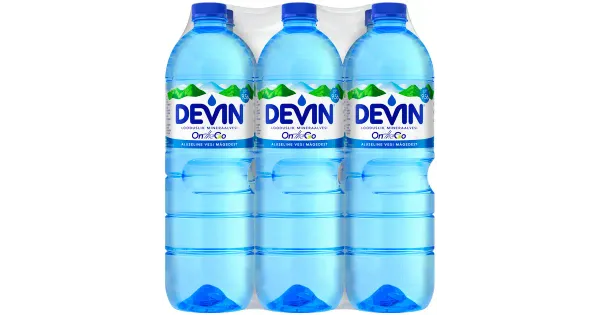 Devin looduslik minaraalvesi 1L 6-pakk