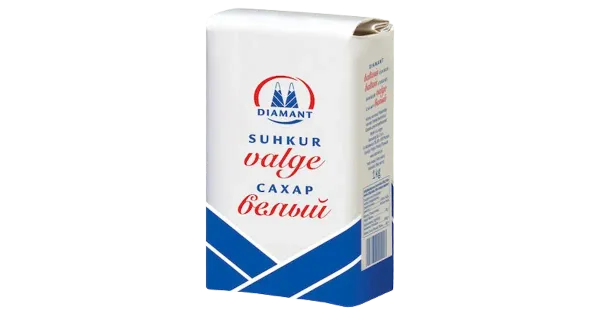 Diamant valge suhkur 1 kg OSTUPIIRANG 10 PAKKI