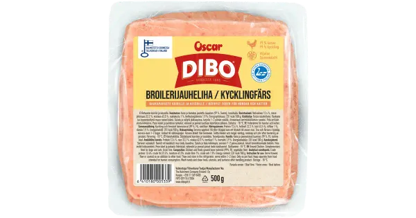 Dibo broilerihakkliha lemmikloomadele 500g