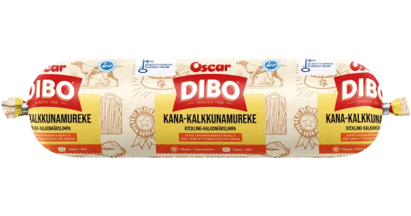 DIBO kana-kalkunilihavorst koertele 1 kg