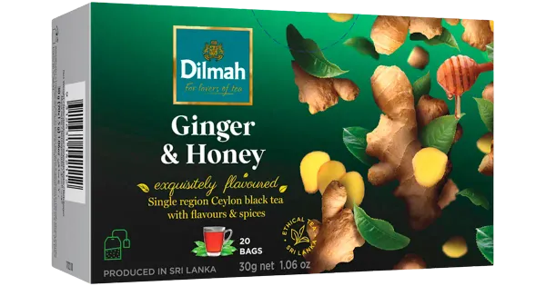 Dilmah must tee ingveri ja meemaitseline 20 x 1,5 g