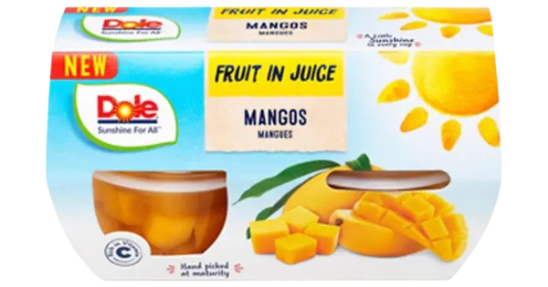 Dole mango puuviljatopsid, 4x113g