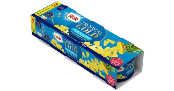 Dole väikesed ananassitükid omas mahlas, 3 × 227 g