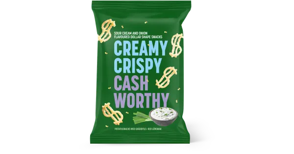 Dollar Snack hapukoore- ja sibulamaitselised kartulisnäkid 50g