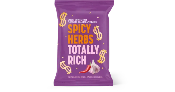 Dollar Snack küüslaugu-, murulaugu- ja tšillimaitselised kartulisnäkid 50g